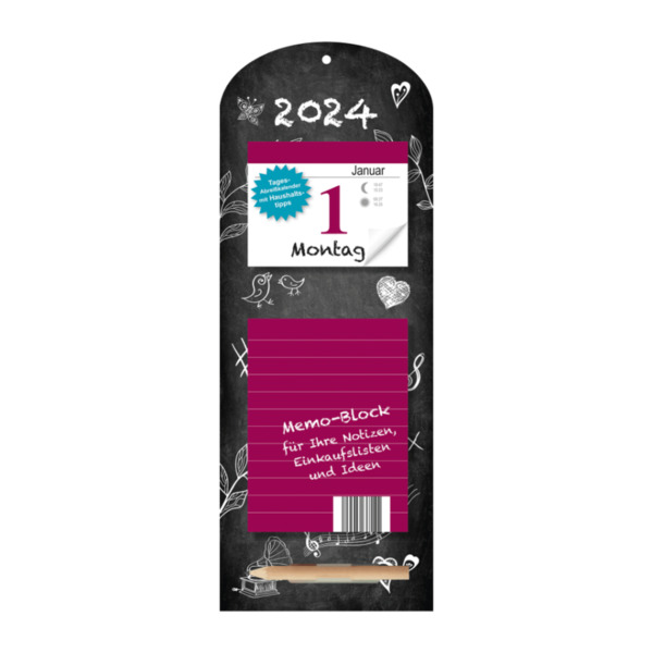 Bild 2 von Tagesabreißkalender mit Notizblock
