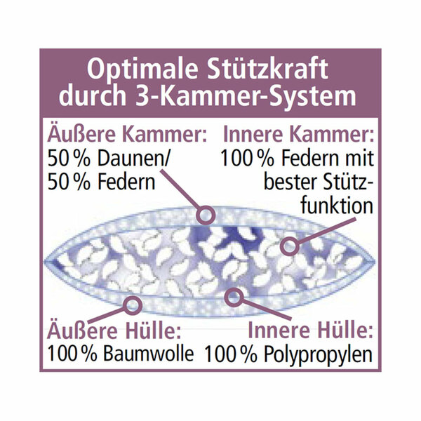 Bild 2 von Ortho-Vital Luxus 3-Kammer-Kopfkissen