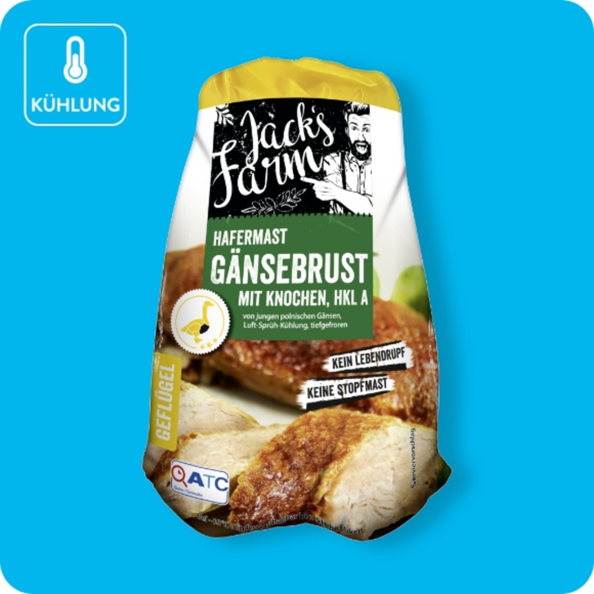 Bild 1 von Gänsebrust mit Knochen