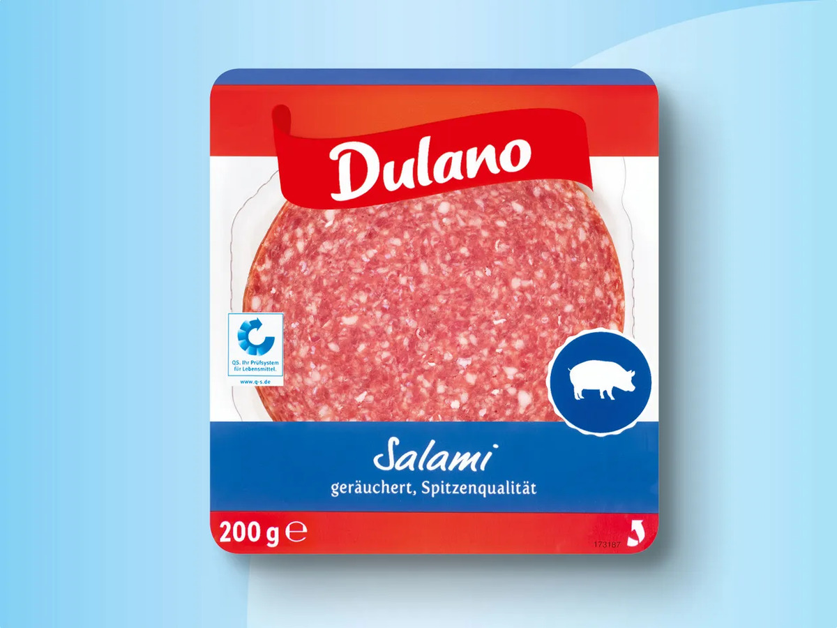 Bild 1 von Dulano Rohwurst Scheiben, 
         200 g