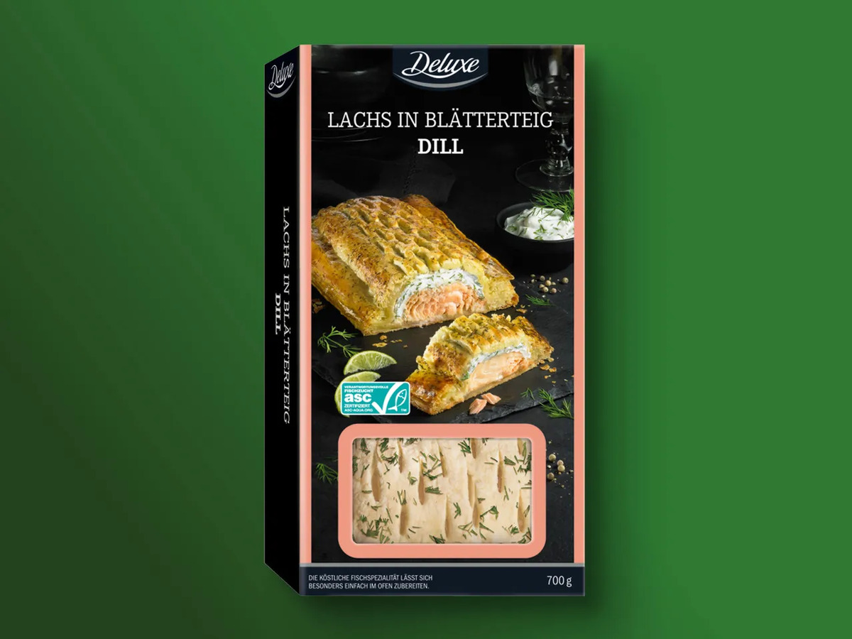Bild 1 von Deluxe ASC Lachs in Blätterteig, 
         700 g