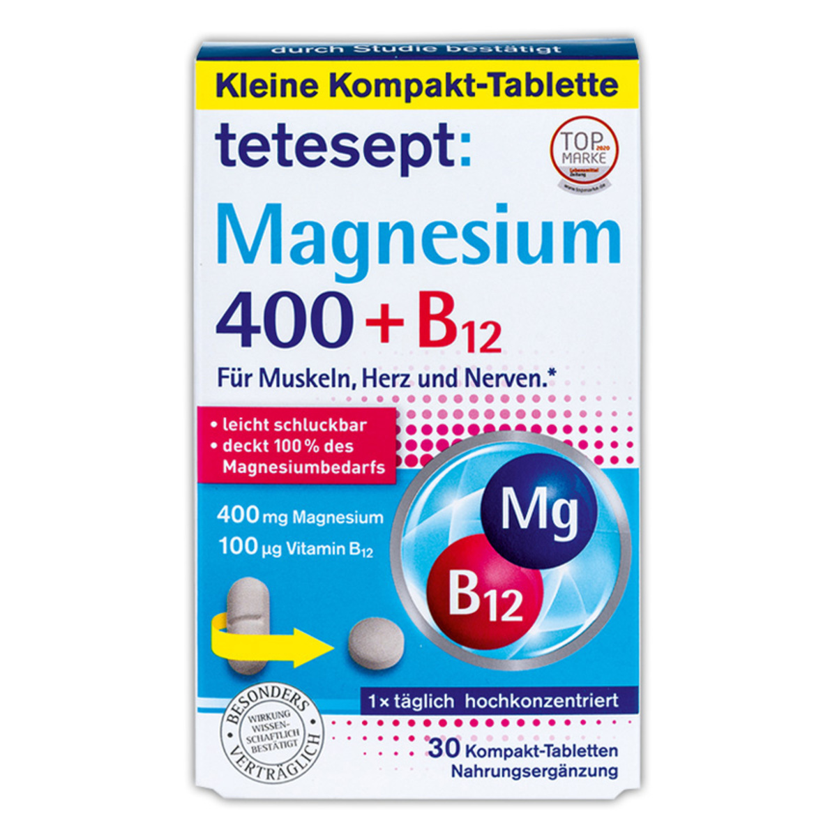 Bild 1 von Tetesept Magnesium 400 + B12