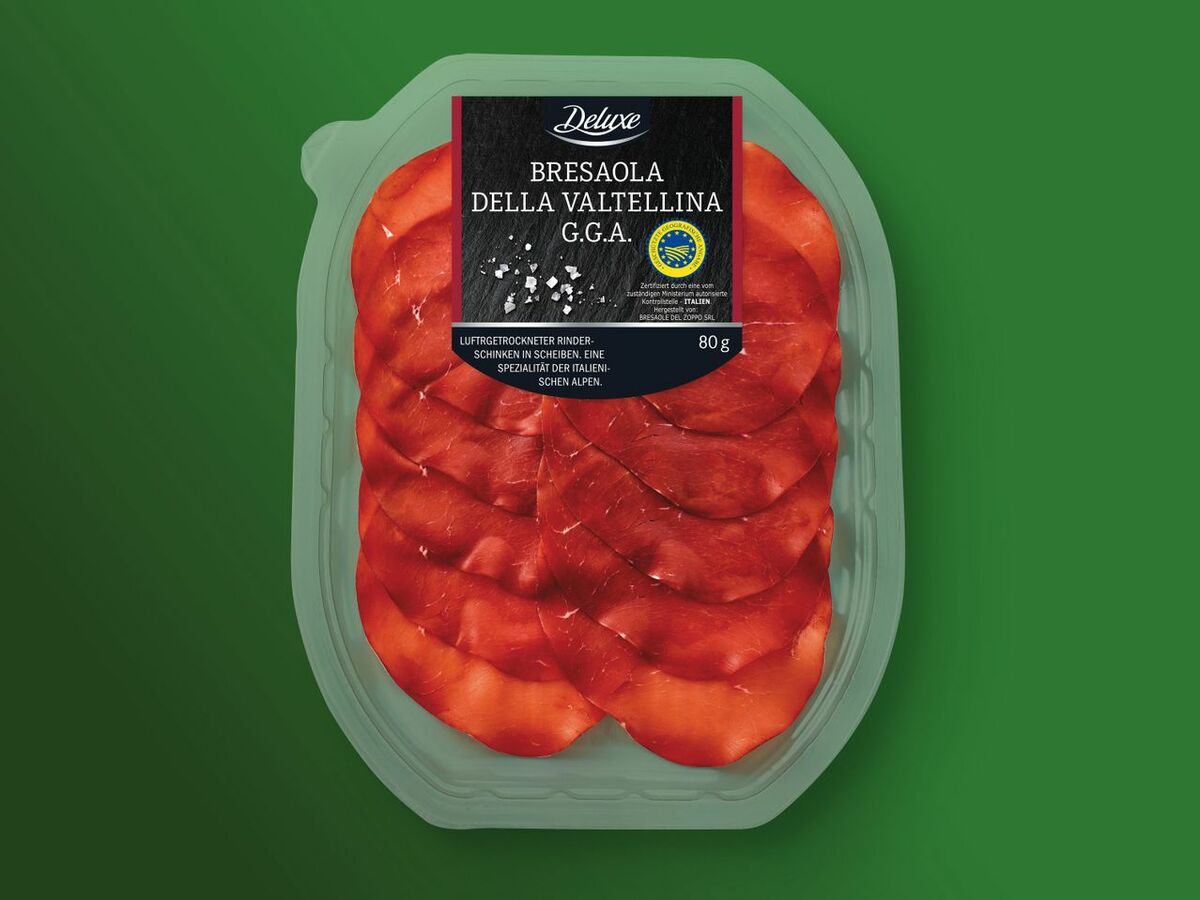 Bild 1 von Deluxe Bresaola della Valtellina g.g.A., 
         80 g