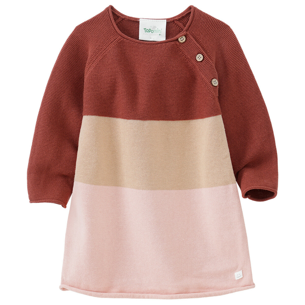 Bild 1 von Baby Strickkleid mit Colourblocking