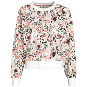 Damen Loungewear-Sweatshirt floral gemustert