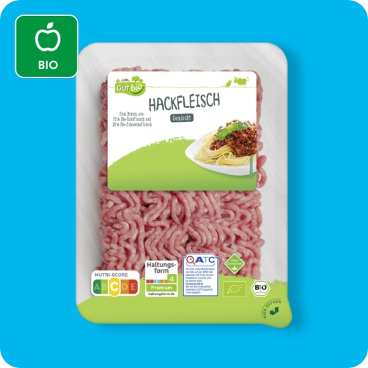 Bild 1 von Bio-Hackfleisch, gemischt