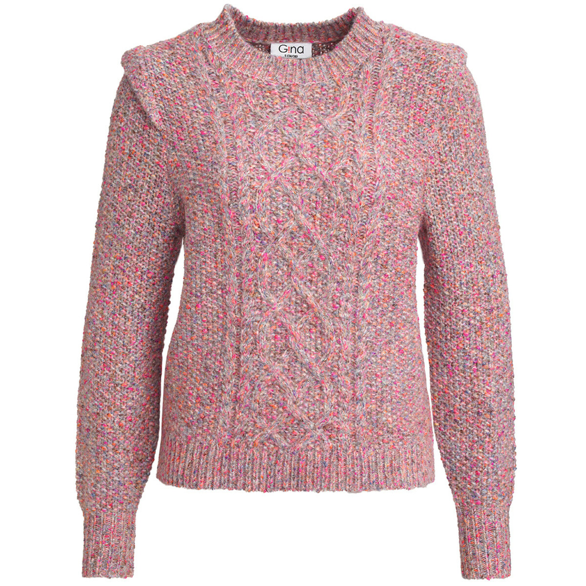 Bild 1 von Damen Strickpullover mit Zopfmuster