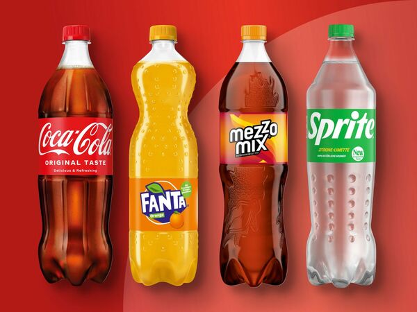 Bild 1 von Coca-Cola/Fanta/Mezzo Mix/Sprite, 
         1,25 l zzgl. -.25 Pfand