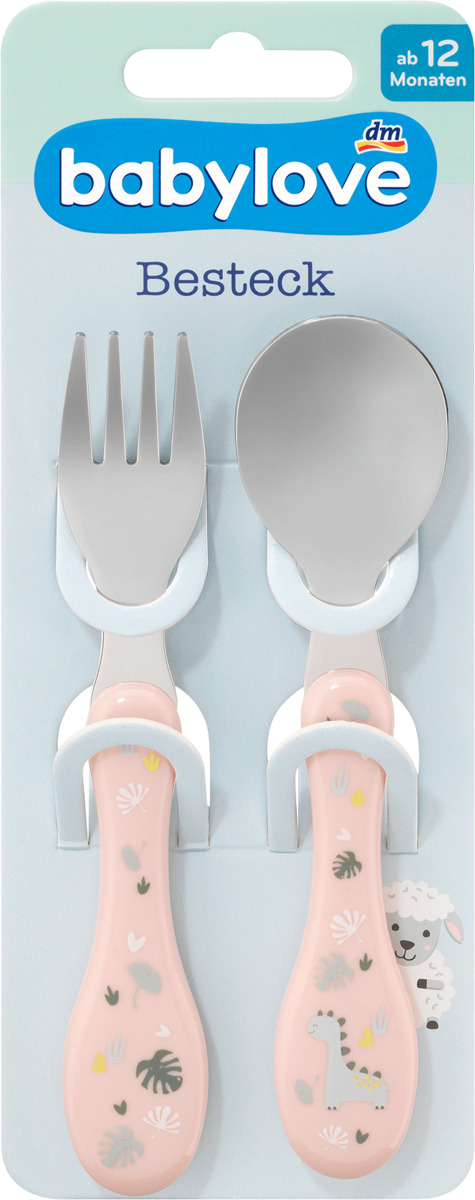 Bild 1 von babylove Esslernbesteck rosa