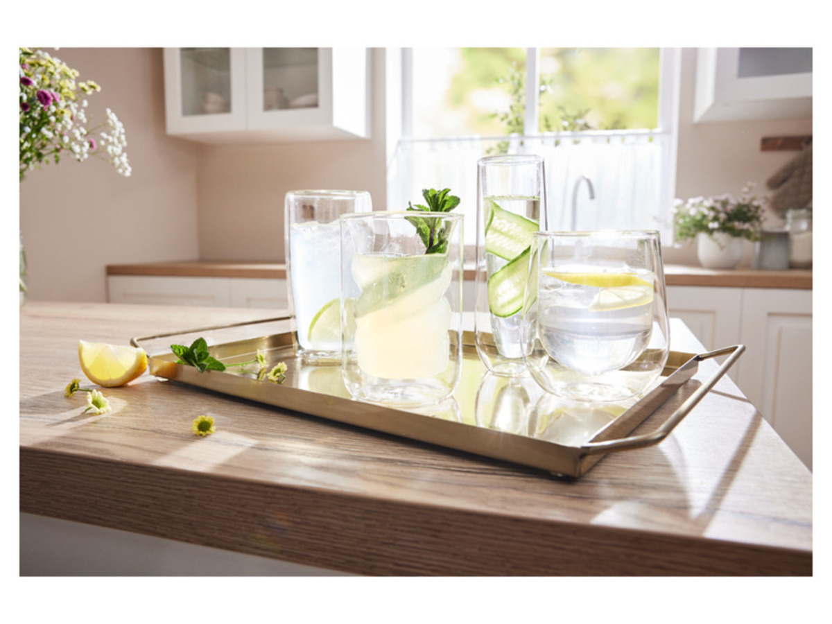 Bild 2 von ERNESTO® Doppelwandige Gläser, 2 Stück, aus Borosilikatglas