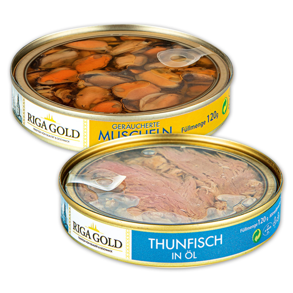 Bild 1 von Riga Gold Geräucherte Muscheln / Thunfisch