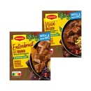 Bild 1 von MAGGI FIX  WILD GULASCH  je 46-g-Btl.  oder ENTENBURST À L’ORANGE  und weitere Sorten, je 36-g-Btl.,  Niedrigster Gesamtpreis der letzten 30 Tage: 0,49 €