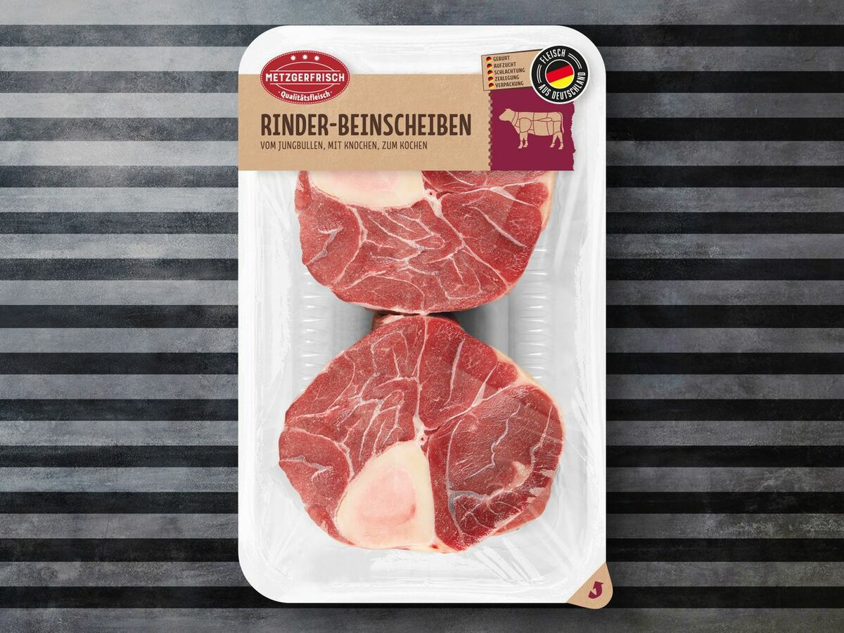 Bild 1 von Metzgerfrisch Rinder-Beinscheiben, 
         700 g