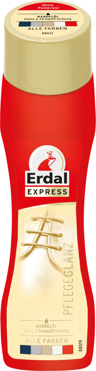 Bild 1 von Erdal Schuhcreme Schuhschwamm Express Pflegeglanz Farblos