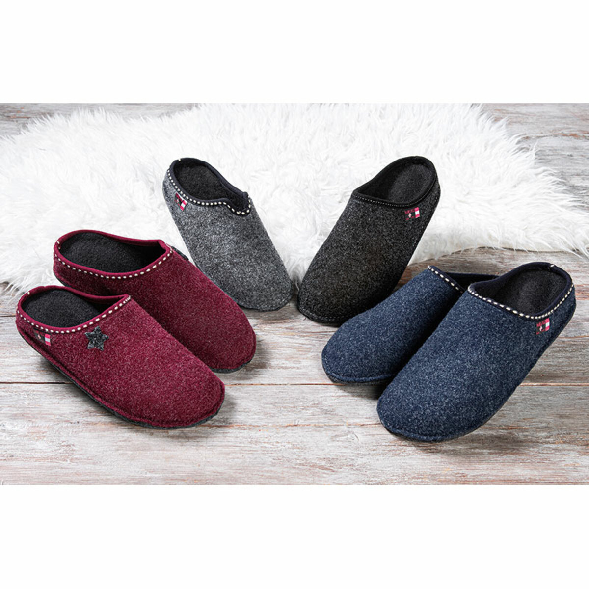 Bild 1 von Ellenor/Ronley Marken-Filzpantoffeln