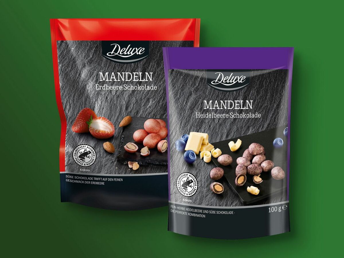 Bild 1 von Deluxe Schokolierte Mandeln, 
         100 g