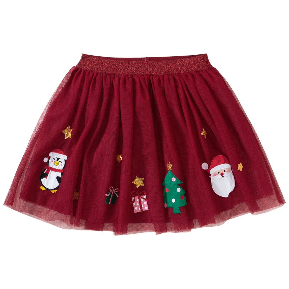 Bild 1 von Mädchen Weihnachtsrock mit Tüll