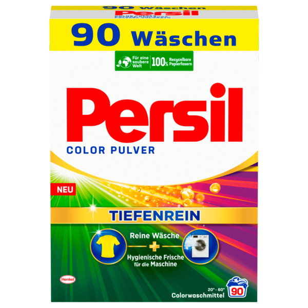 Bild 1 von Persil Colorwaschmittel Color Pulver 5,4kg, 90WL