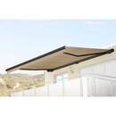 Bild 1 von Elektrische Kassetten-Markise H123, Vollkassette Volant 4,5x3m ~ Polyester Creme, anthrazit