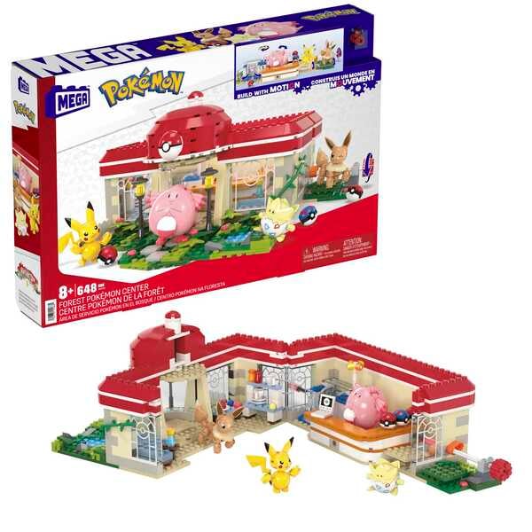 Bild 1 von MEGA Pokémon Waldspaß Pokémon Center Bauset Pikachu Chaneira Evoli Togepi