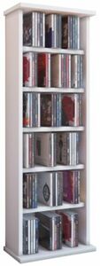 VCM CD-DVD-Turm Vostan fuer 150 CDs Weiss