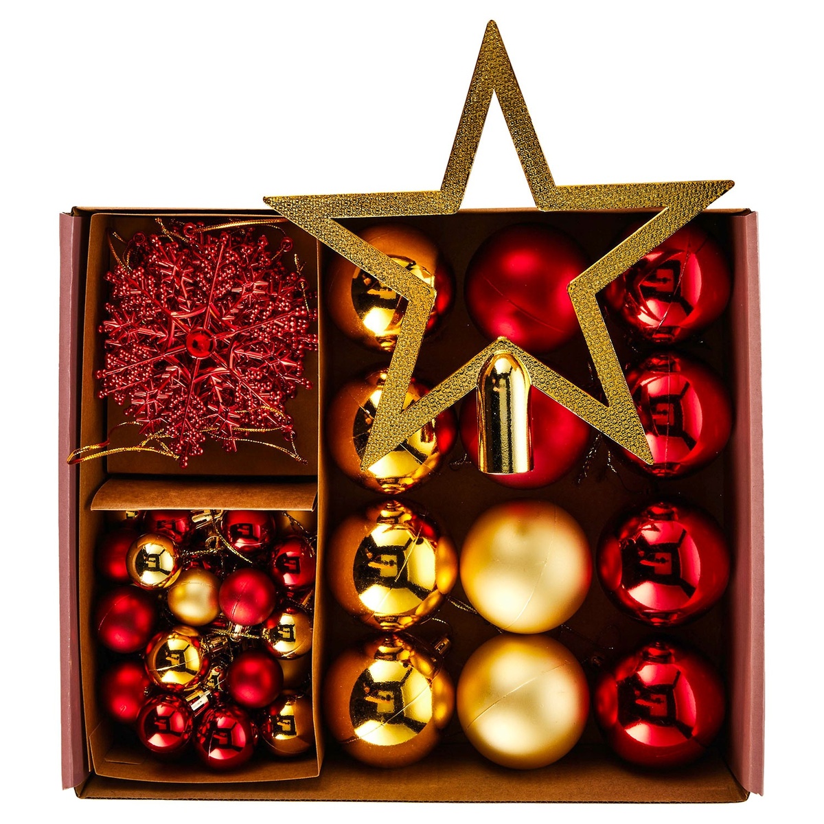 Bild 3 von HOME CREATION Christbaumkugel-Mix, 51-tlg.