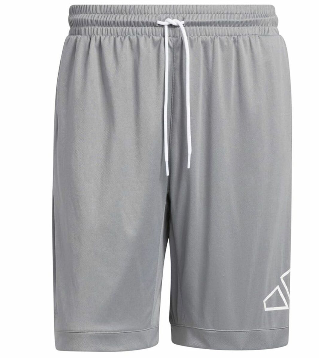 Bild 1 von adidas Big logo Shorts nachhaltige Herren Basketball-Shorts HK7094 Grau