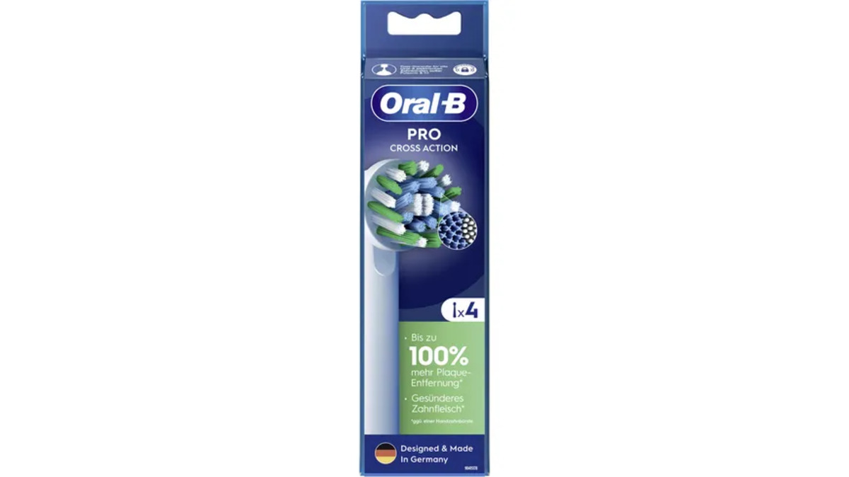 Bild 1 von Oral-B PRO CROSSACTION Aufsteckbürsten 4 Stück AM