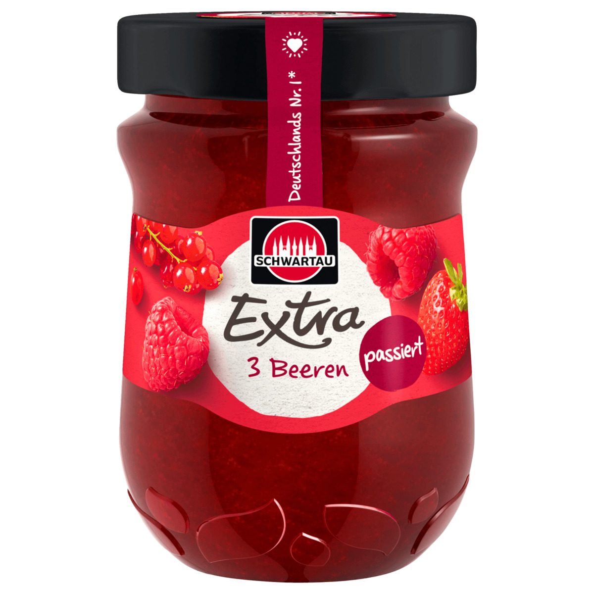 Bild 1 von Schwartau Extra 3 Beeren passiert 340g