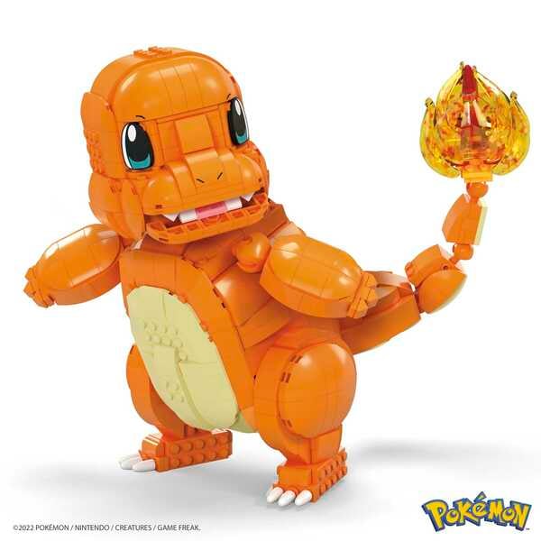 Bild 1 von Mega Construx Pokémon Jumbo Glumanda Collector Figur beweglich Bauset Bausatz