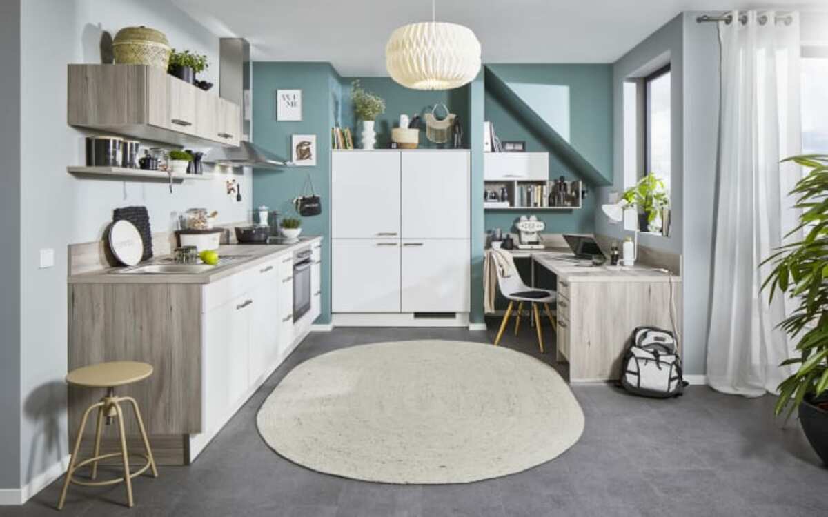 Bild 1 von Pino - Einbauküche PN80/PN100, weiß, inkl. Elektrogeräte