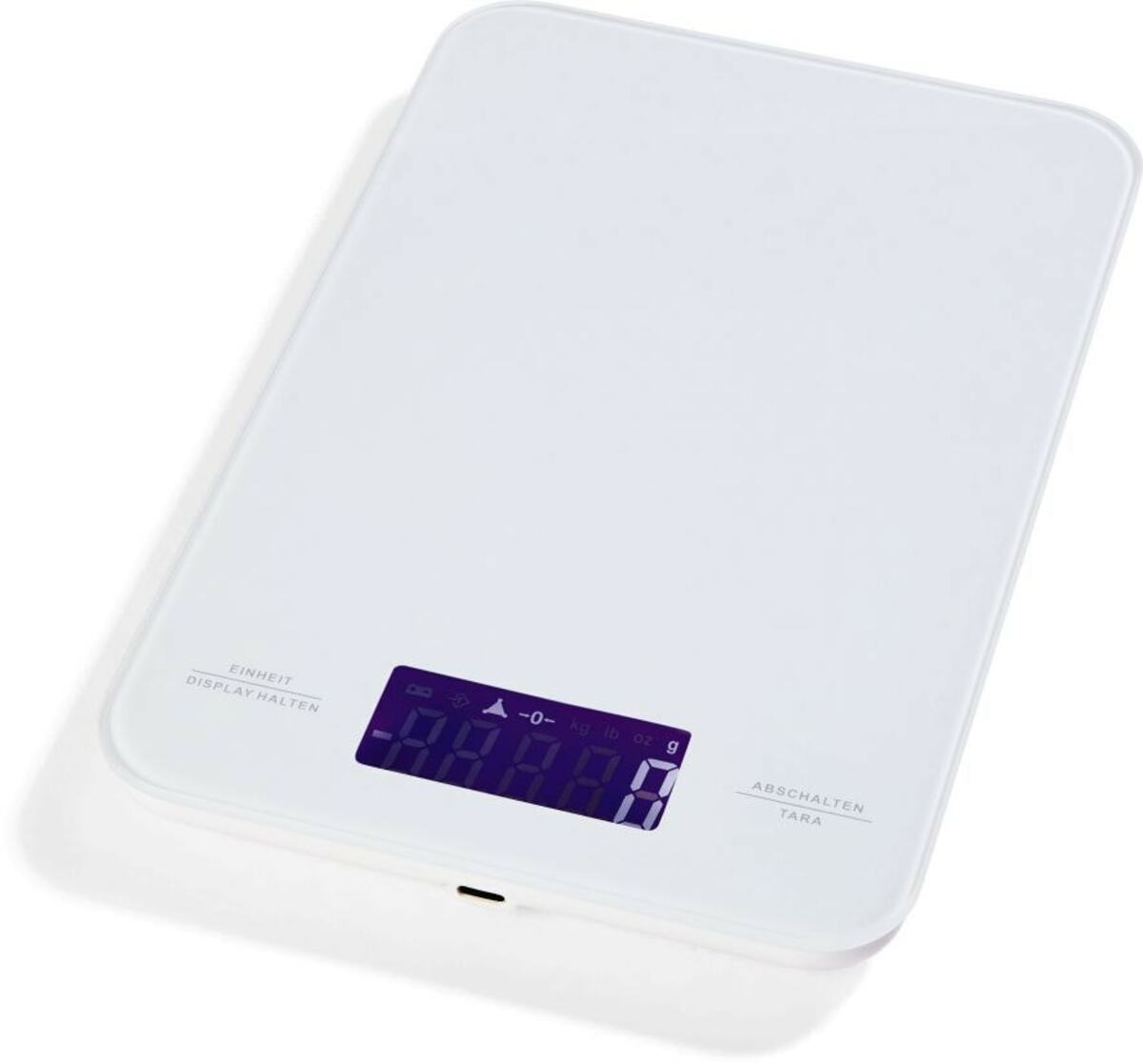 Bild 1 von Digitale Küchenwaage mit USB (weiß)