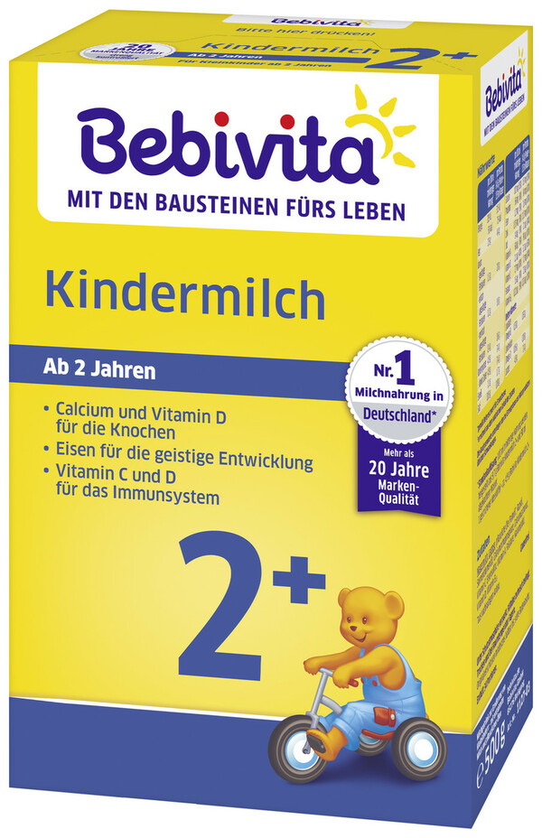 Bild 1 von Bebivita Kindermilch ab 2 Jahren 500G