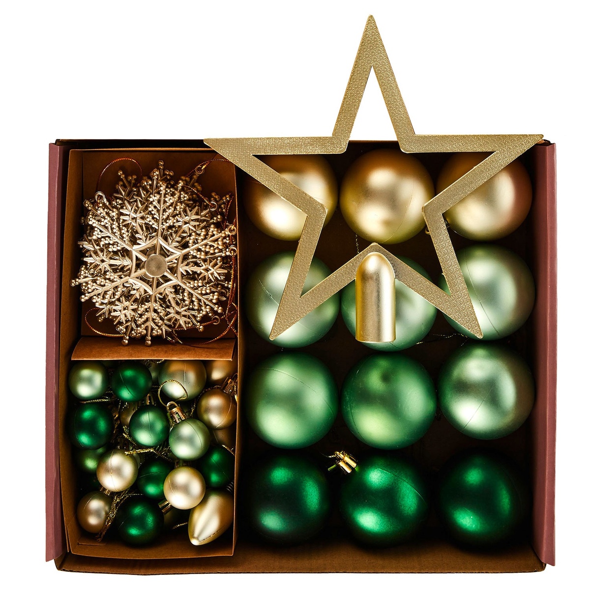 Bild 4 von HOME CREATION Christbaumkugel-Mix, 51-tlg.