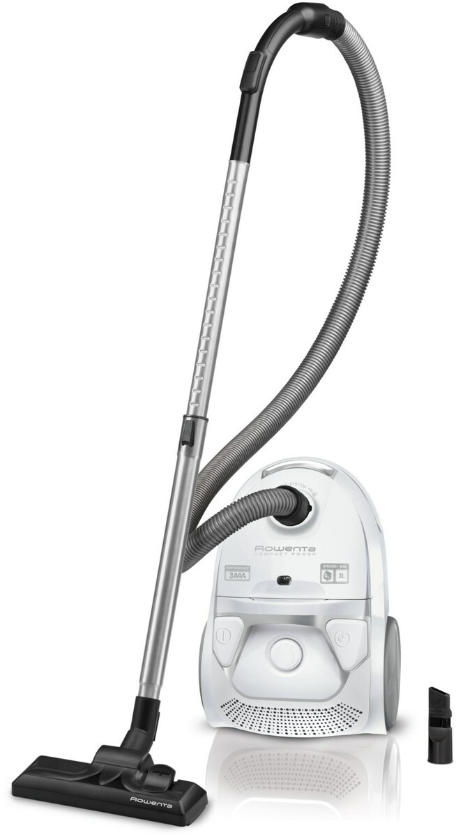 Bild 1 von RO3927 Compact Power Bodenstaubsauger weiß