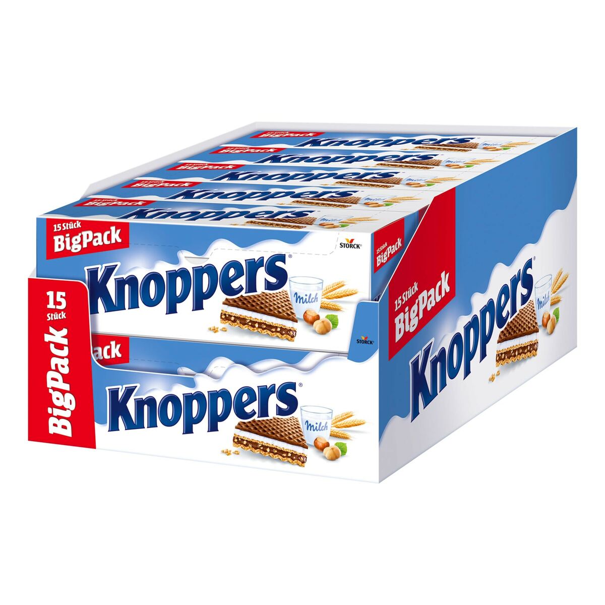 Bild 1 von Storck Knoppers Big Pack 375 g, 10er Pack