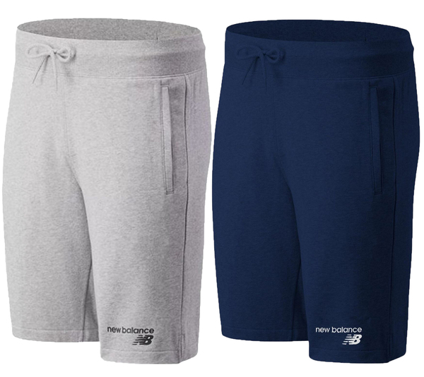 Bild 1 von New Balance Classic Core Herren Sport-Shorts Freizeit-Hose mit Baumwolle Sweat-Short MS11903 Grau oder Blau