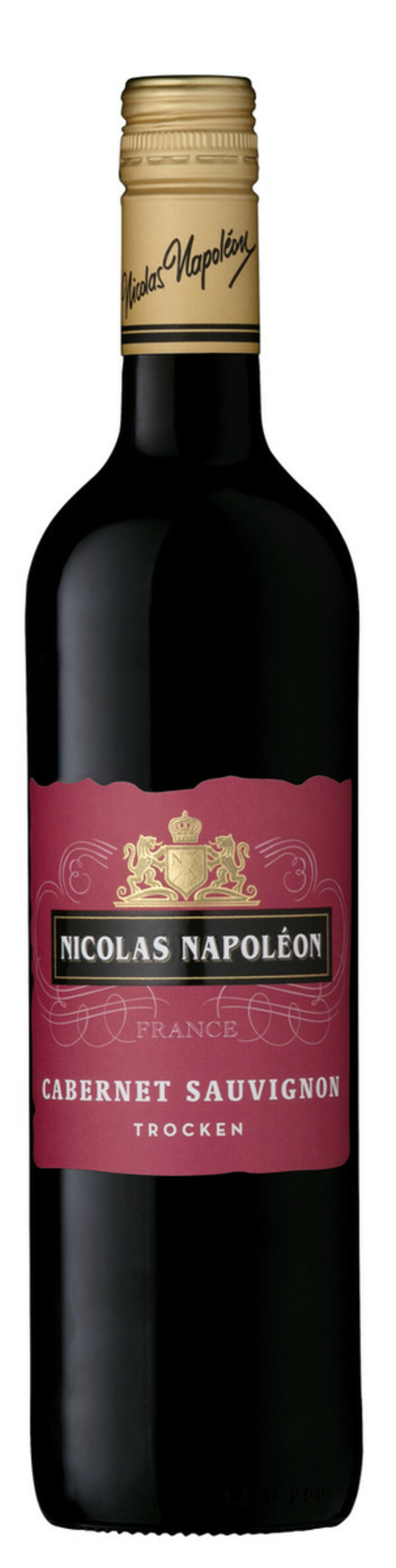 Bild 1 von Nicolas Napoleon Cabernet Sauvignon trocken 0,75L beschädigtes/verschmutztes Etikett