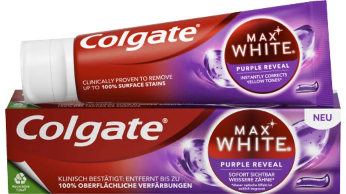 Bild 1 von Colgate Max White Zahncreme Purple Reveal