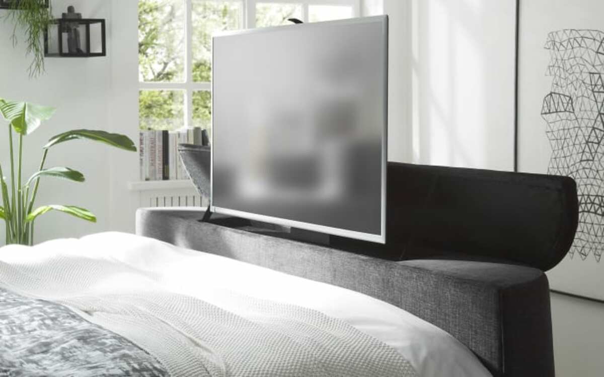 Bild 3 von Boxspringbett Houston 6, schwarz, 180 x 200 cm, inkl. TV-Lift