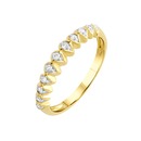 Bild 1 von Diamonds by Ellen K. Ring 375 Gold gelb zweifarbig Diamant 0,1ct.