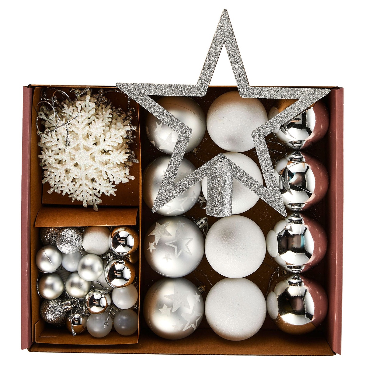 Bild 1 von HOME CREATION Christbaumkugel-Mix, 51-tlg.