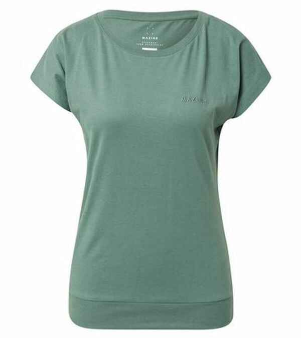 Bild 1 von MAZINE Derry T Damen Rundhals-Shirt mit Logo-Stickerei auf Brust Kurzarm-Shirt 22133930 Grün