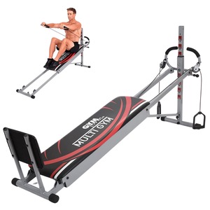 Gymform® Kraftstation klappbar - Liege Heimtrainer - Fitness Bank Multigym