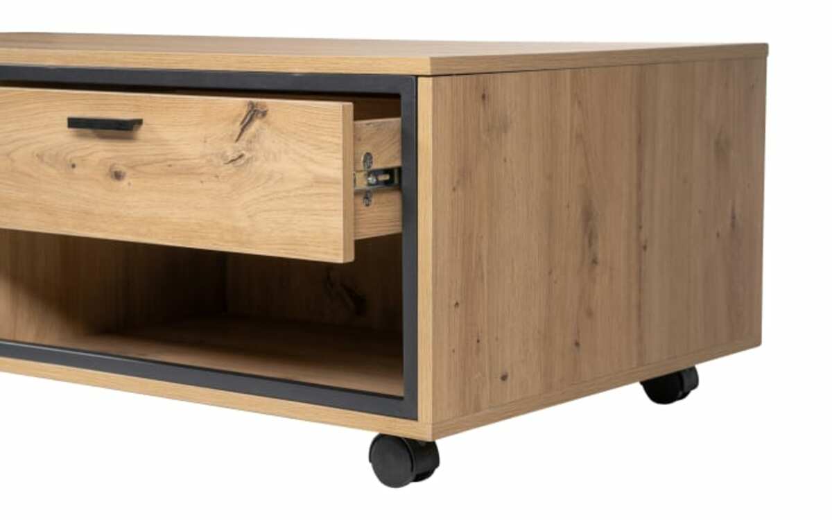 Bild 3 von Couchtisch Panama, Artisaneiche Nachbildung, inkl. Rollen