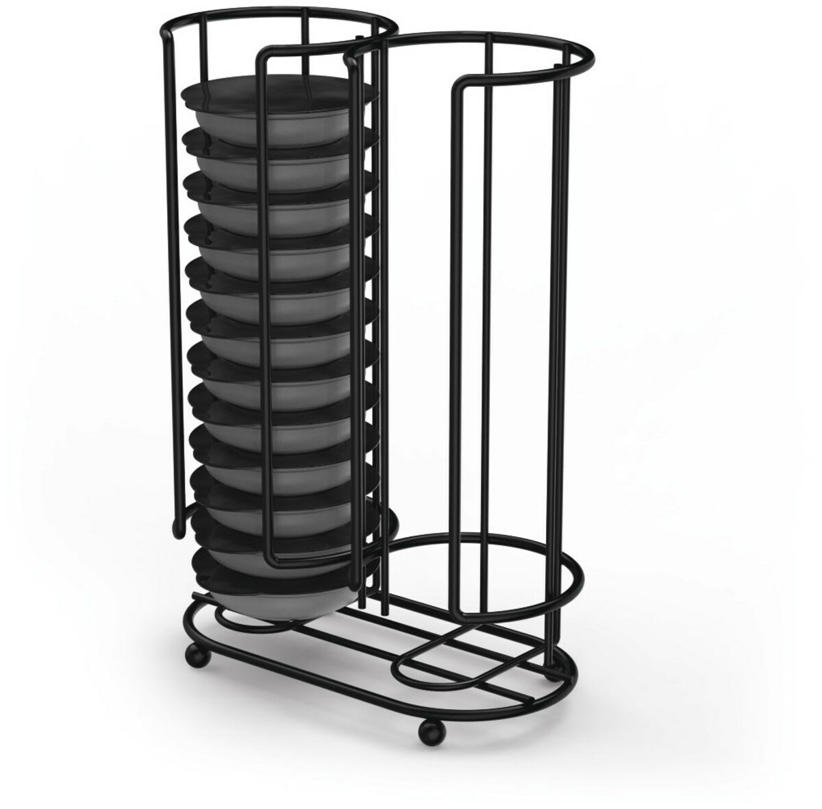 Bild 1 von Kaffee-Kapselständer (26 Kapseln) Zubehör für Kapselautomat schwarz