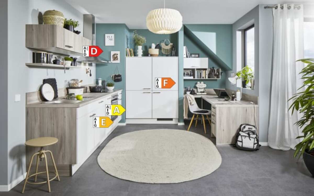 Bild 3 von Pino - Einbauküche PN80/PN100, weiß, inkl. Elektrogeräte