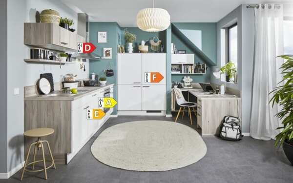 Bild 3 von Pino - Einbauküche PN80/PN100, weiß, inkl. Elektrogeräte