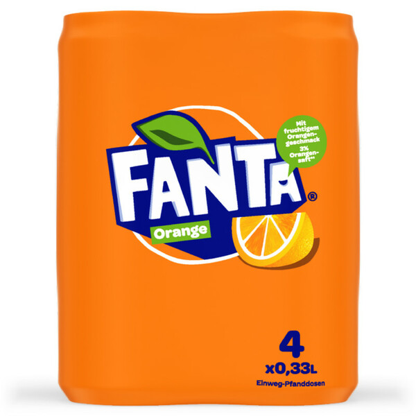 Bild 1 von Fanta Orange 4x 0,33L