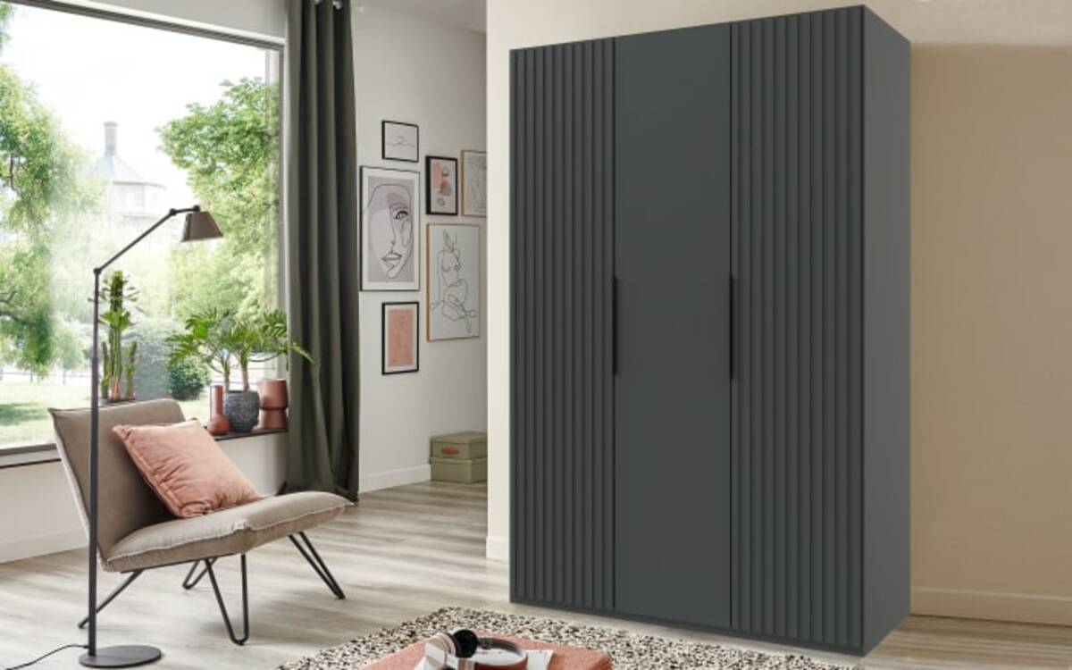 Bild 1 von wimex - Drehtürenschrank Andorra, graphit, 150 x 216 cm